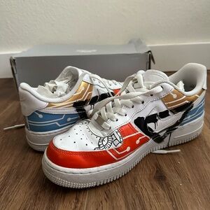 Nike Air Force 1 custom painted